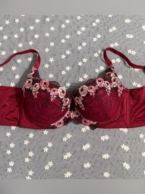 5 bras for $46! Japanese Brand Embroidery Silky Glossy Nylon Bra